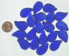 20 26x16mm Sapphire Leaf Beads